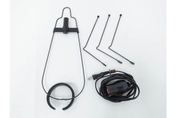 ヴィンテージ　イサム・ノグチ　AKARI(アカリ)　1A　尾関次七商店製　段染めのシェードが印象的なテーブルスタンド　外箱付き　(R-086658)