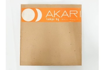ヴィンテージ　イサム・ノグチ　AKARI(アカリ)　1A　尾関次七商店製　段染めのシェードが印象的なテーブルスタンド　外箱付き　(R-086658)