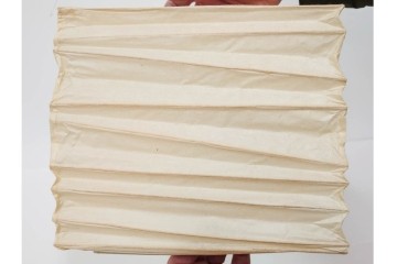 ヴィンテージ　イサム・ノグチ　AKARI(アカリ)　3X　尾関次七商店製　立体的なスクエアフォルムのテーブルスタンド　外箱付き　(R-086659)