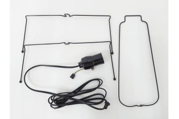 ヴィンテージ　イサム・ノグチ　AKARI(アカリ)　3X　尾関次七商店製　立体的なスクエアフォルムのテーブルスタンド　外箱付き　(R-086659)