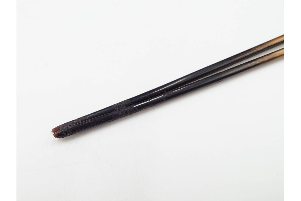 大正～昭和初期　べっ甲(鼈甲)　K20(20金)　K18(18金)　金蒔絵　櫛2点・笄1点・簪1点のセット　ケース付き　(R-086662)