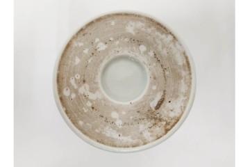 江戸期　古伊万里　染付　大ぶりの牡丹文が描かれたそば猪口2点セット　(R-086666)