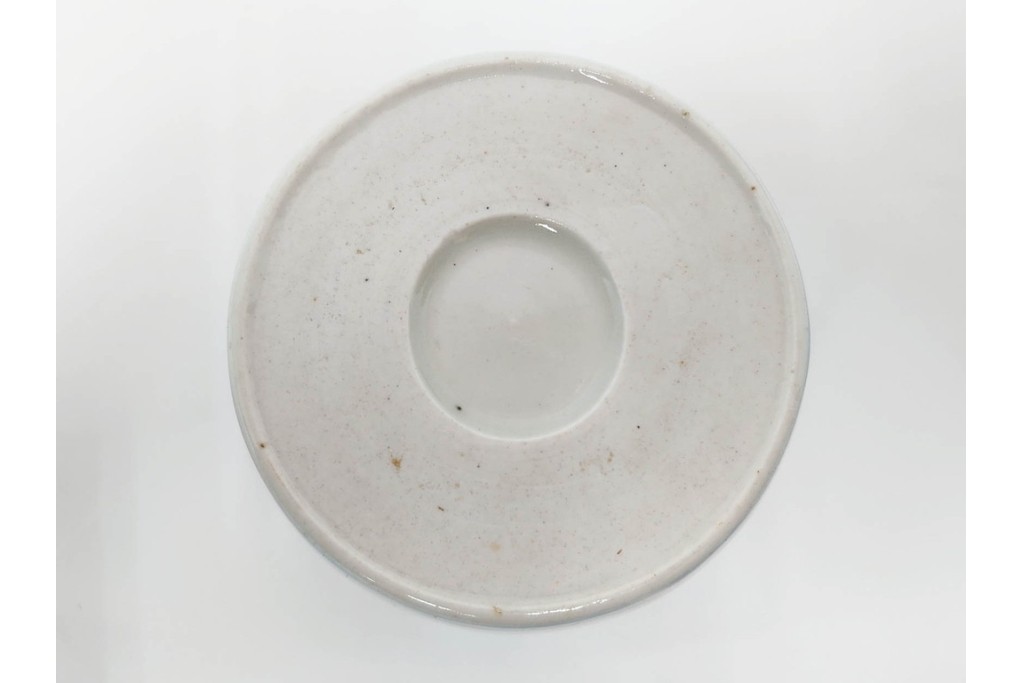 江戸期　古伊万里　染付　藍色の松文が映えるそば猪口2点セット　(R-086667)