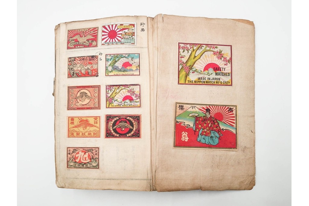 戦前　当時物　中国輸出用・日本など　大判サイズあり　レトロなマッチラベル1912枚セット　(R-086669)