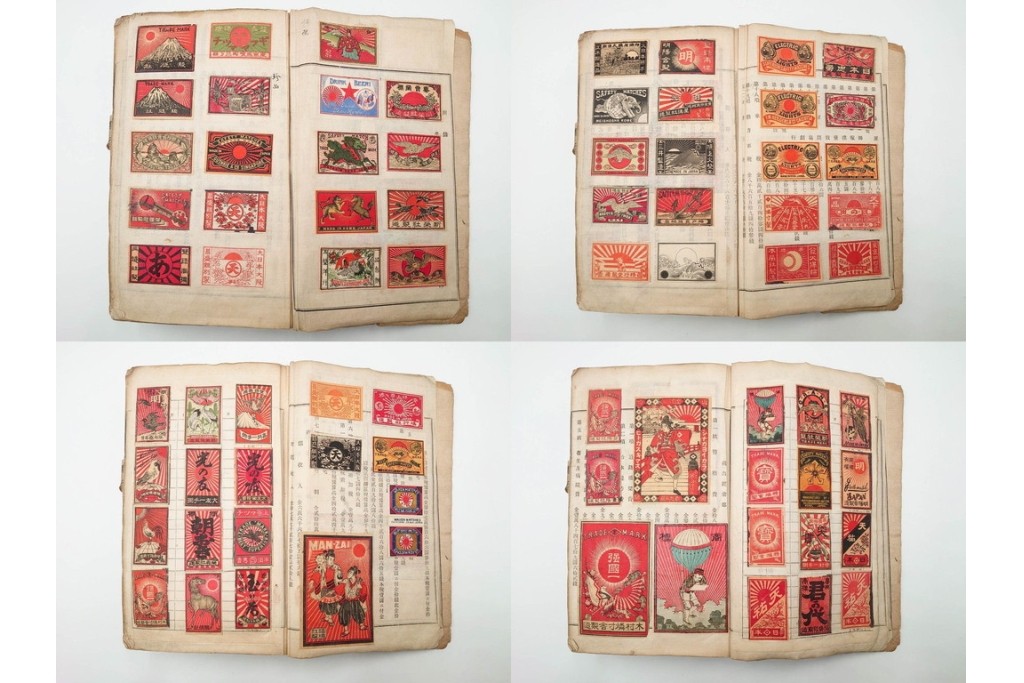 戦前　当時物　中国輸出用・日本など　大判サイズあり　レトロなマッチラベル1912枚セット　(R-086669)