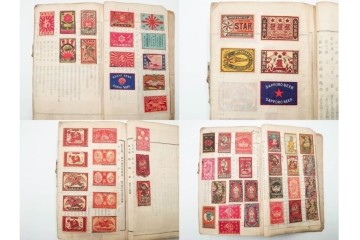 戦前　当時物　中国輸出用・日本など　大判サイズあり　レトロなマッチラベル1912枚セット　(R-086669)