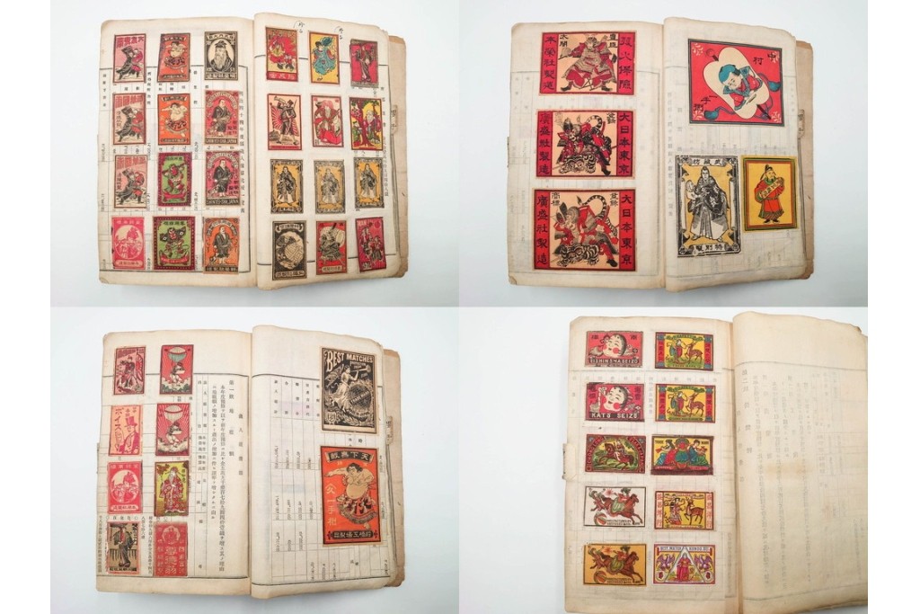 戦前　当時物　中国輸出用・日本など　大判サイズあり　レトロなマッチラベル1912枚セット　(R-086669)