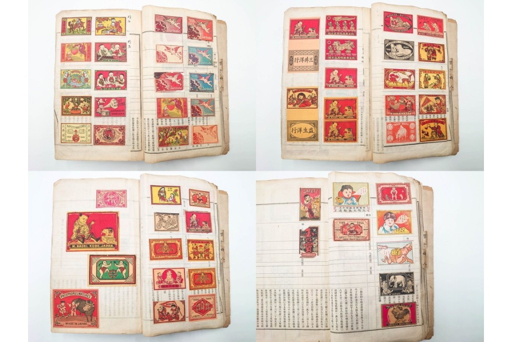 戦前　当時物　中国輸出用・日本など　大判サイズあり　レトロなマッチラベル1912枚セット　(R-086669)