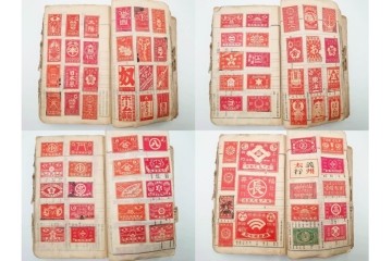 戦前　当時物　中国輸出用・日本など　大判サイズあり　レトロなマッチラベル1912枚セット　(R-086669)