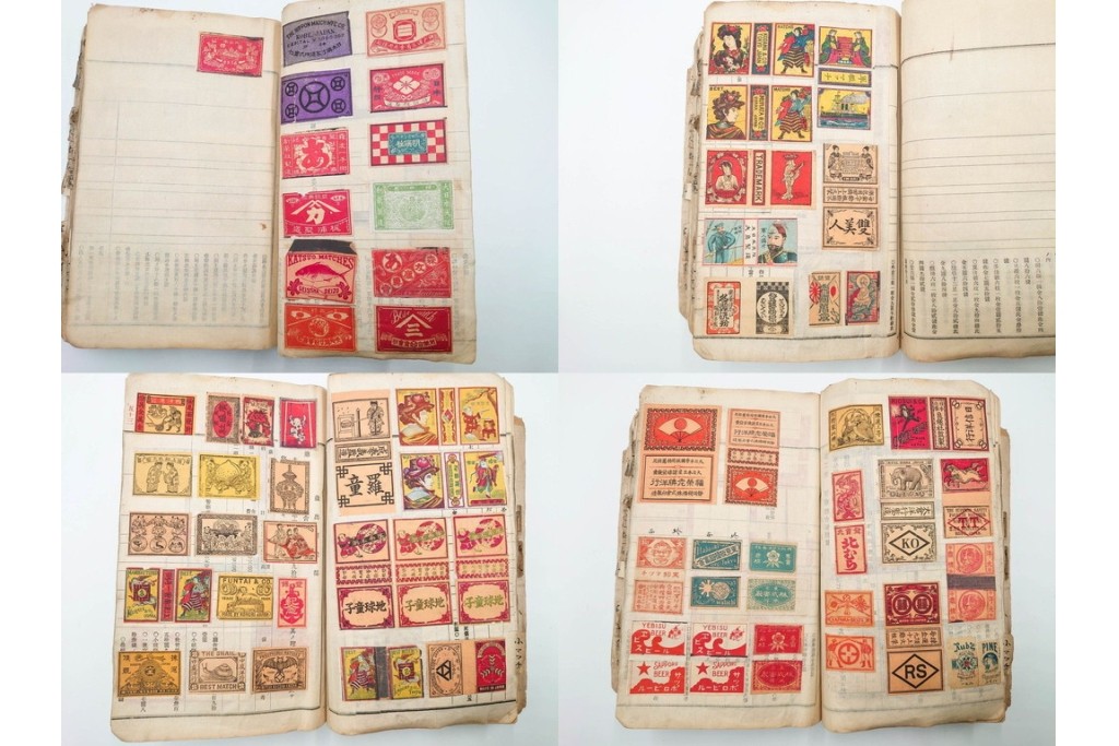 戦前　当時物　中国輸出用・日本など　大判サイズあり　レトロなマッチラベル1912枚セット　(R-086669)