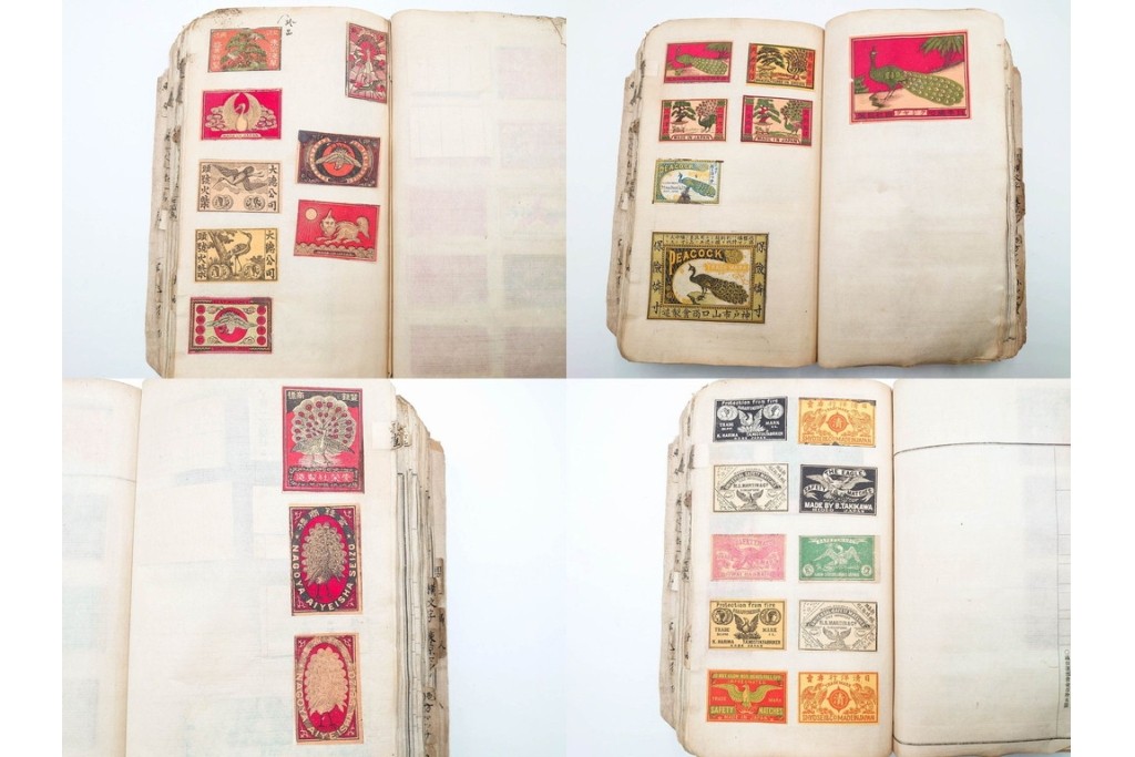 戦前　当時物　中国輸出用・日本など　大判サイズあり　レトロなマッチラベル1912枚セット　(R-086669)