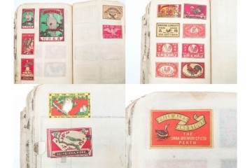 戦前　当時物　中国輸出用・日本など　大判サイズあり　レトロなマッチラベル1912枚セット　(R-086669)