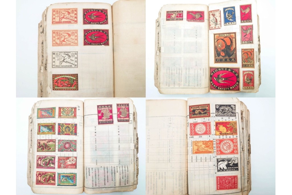 戦前　当時物　中国輸出用・日本など　大判サイズあり　レトロなマッチラベル1912枚セット　(R-086669)