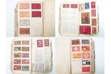 戦前　当時物　中国輸出用・日本など　大判サイズあり　レトロなマッチラベル1912枚セット　(R-086669)