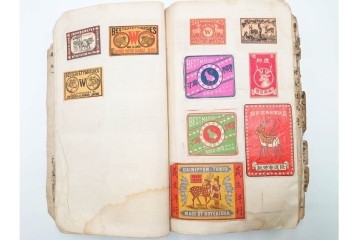 戦前　当時物　中国輸出用・日本など　大判サイズあり　レトロなマッチラベル1912枚セット　(R-086669)