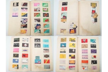 戦前　当時物　日本　レトロな意匠のマッチラベル2151枚セット　(R-086670)