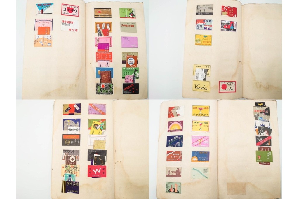 戦前　当時物　日本　レトロな意匠のマッチラベル2151枚セット　(R-086670)