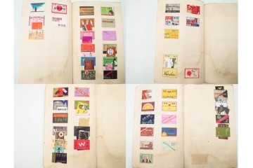 戦前　当時物　日本　レトロな意匠のマッチラベル2151枚セット　(R-086670)