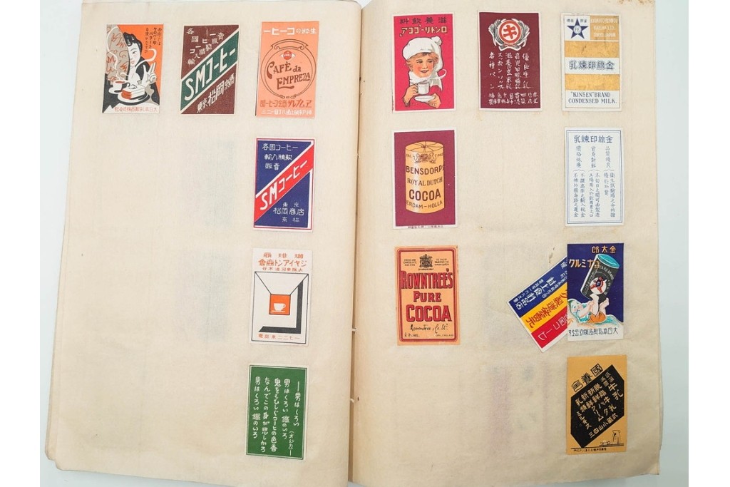 戦前　当時物　日本　レトロな意匠のマッチラベル2151枚セット　(R-086670)