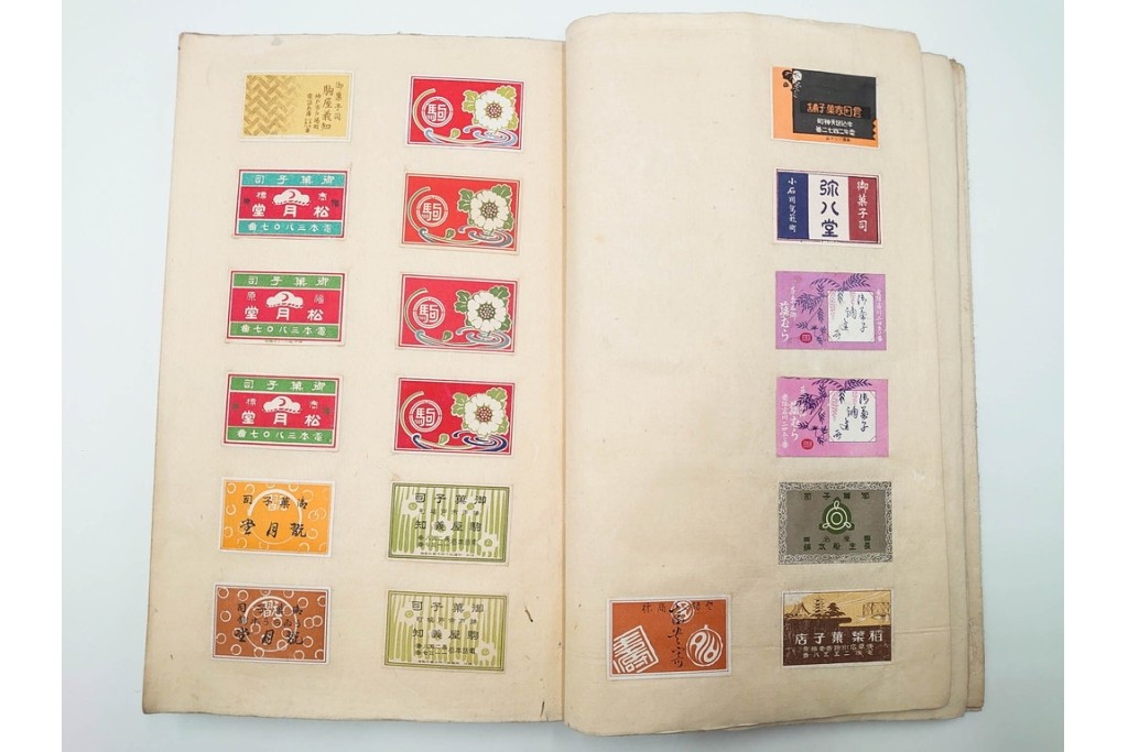 戦前　当時物　日本　レトロな意匠のマッチラベル963枚セット　(R-086671)