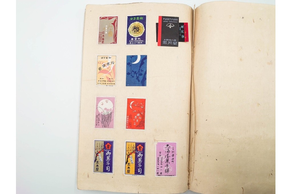 戦前　当時物　日本　レトロな意匠のマッチラベル963枚セット　(R-086671)