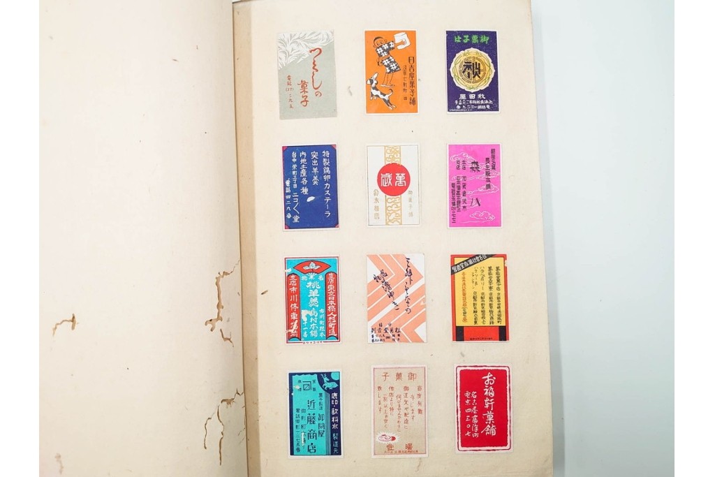 戦前　当時物　日本　レトロな意匠のマッチラベル963枚セット　(R-086671)