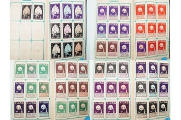 戦前　当時物　日本　レトロな意匠のマッチラベル1253枚セット　(R-086672)