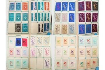 戦前　当時物　日本　レトロな意匠のマッチラベル1253枚セット　(R-086672)