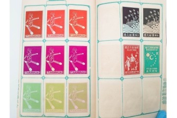 戦前　当時物　日本　レトロな意匠のマッチラベル1253枚セット　(R-086672)