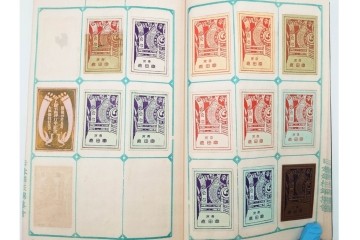 戦前　当時物　日本　レトロな意匠のマッチラベル1253枚セット　(R-086672)