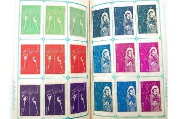 戦前　当時物　日本　レトロな意匠のマッチラベル1253枚セット　(R-086672)