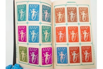 戦前　当時物　日本　レトロな意匠のマッチラベル1253枚セット　(R-086672)