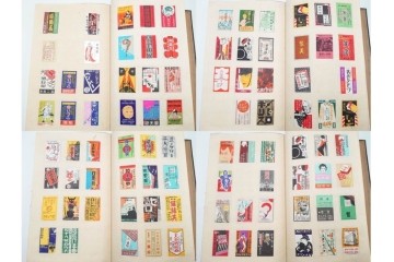 戦前　当時物　日本　レトロな意匠のマッチラベル1514枚セット　(R-086673)