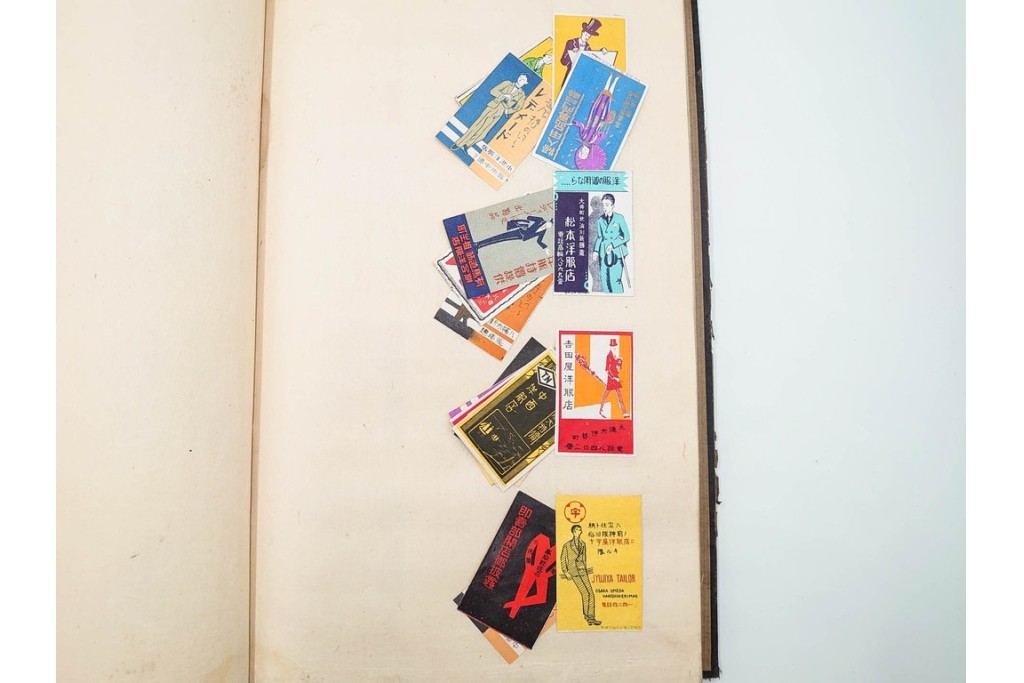 戦前　当時物　日本　レトロな意匠のマッチラベル1514枚セット　(R-086673)