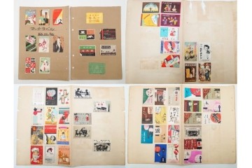 戦前〜戦後　当時物　日本　木版画のレトロなマッチラベル1046枚セット　(R-086674)