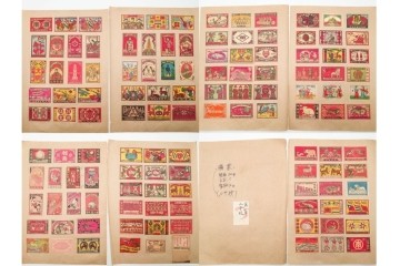 戦前～戦後　当時物　中国輸出用・日本など　大判サイズあり　多彩な意匠が楽しめるマッチラベル2374枚セット　(R-086676)