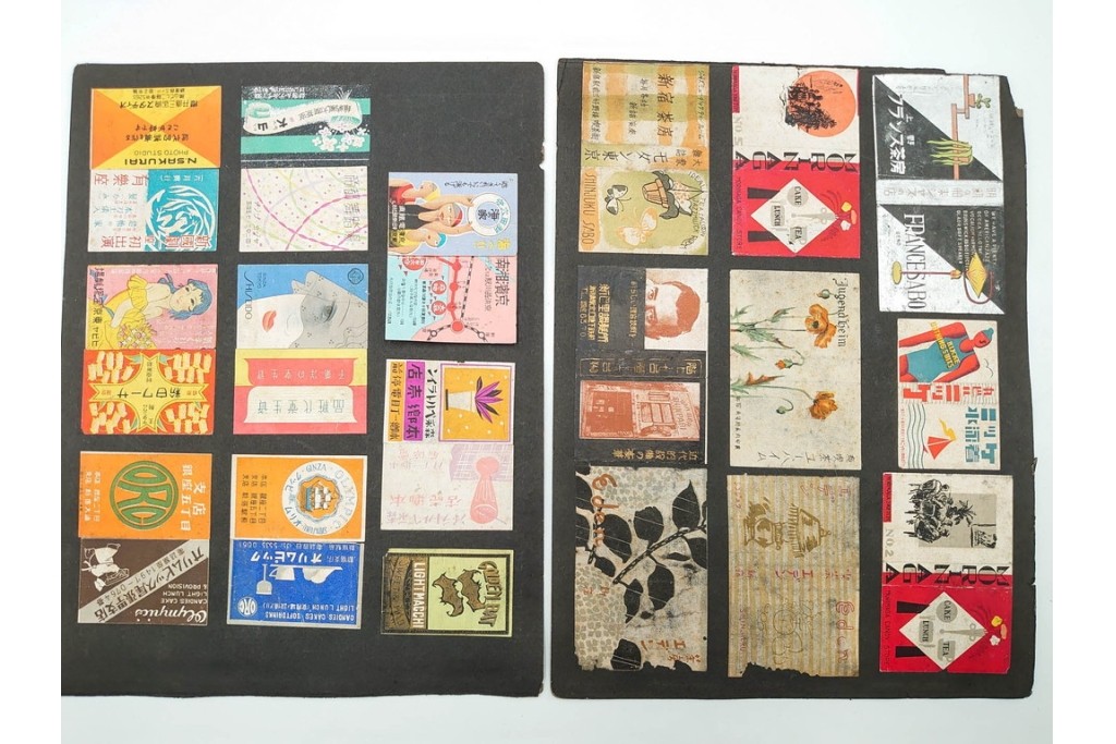 戦前～戦後　当時物　中国輸出用・日本など　大判サイズあり　多彩な意匠が楽しめるマッチラベル2374枚セット　(R-086676)