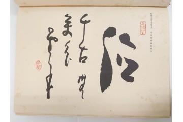 昭和7年　鷲尾順敬先生監修　「菩提達磨嵩山史蹟大觀」　少林寺ゆかりの仏教史蹟を収めた本　外箱付き　(R-086678)