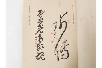 昭和7年　鷲尾順敬先生監修　「菩提達磨嵩山史蹟大觀」　少林寺ゆかりの仏教史蹟を収めた本　外箱付き　(R-086678)