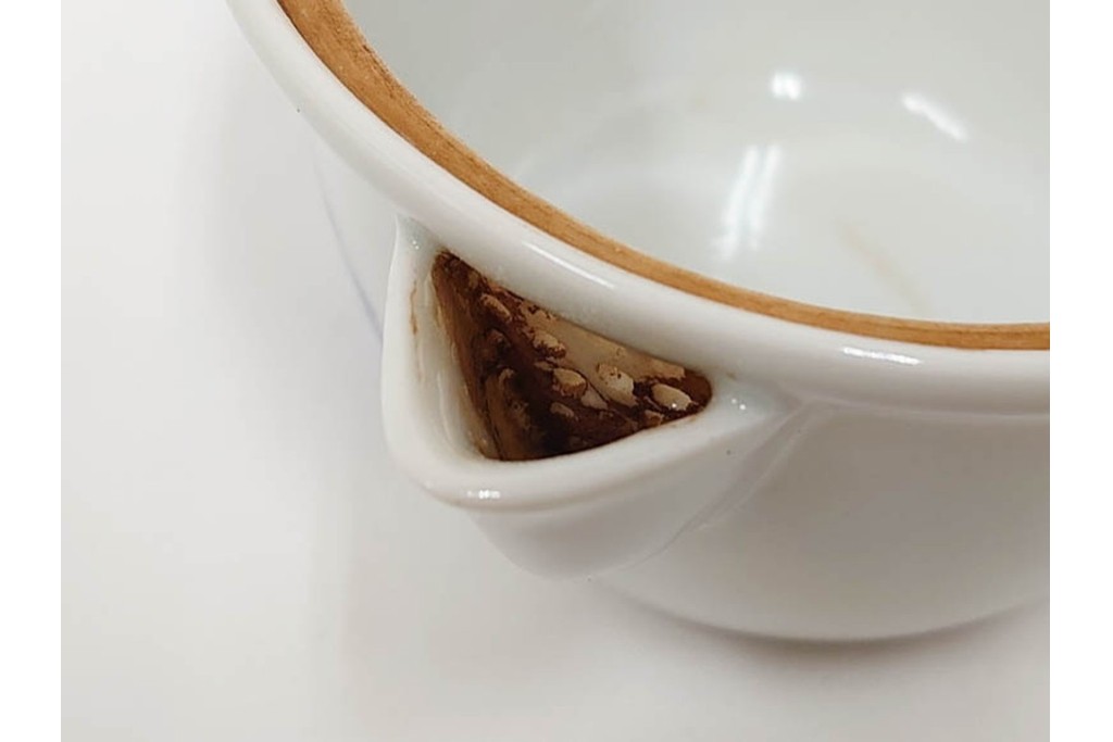 平安 北峰(北峯)製　青華山水図が上品な泡瓶　共箱付き　(R-086679)