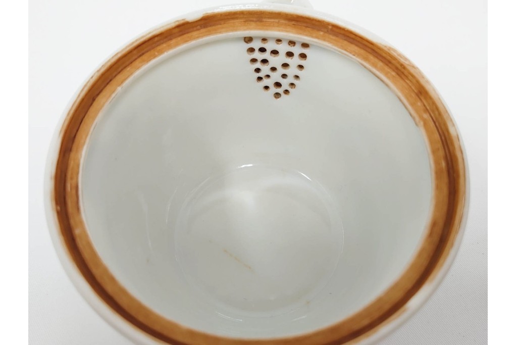 平安 北峰(北峯)製　青華山水図が上品な泡瓶　共箱付き　(R-086679)