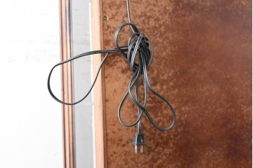 中古　美品　希少モデル　DREXEL HERITAGE(ドレクセルヘリテイジ)　パーケットリー装飾入りのアンティーク調ミラーバックキャビネット　(R-086683)