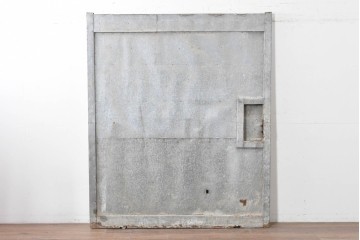 アンティーク建具　昭和初期　ブリキ張りの蔵戸1枚　(R-086685)