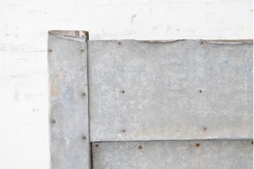 アンティーク建具　昭和初期　ブリキ張りの蔵戸1枚　(R-086685)