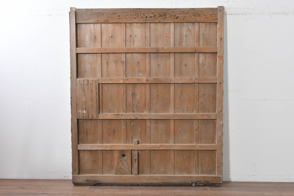 アンティーク建具　昭和初期　ブリキ張りの蔵戸1枚　(R-086685)