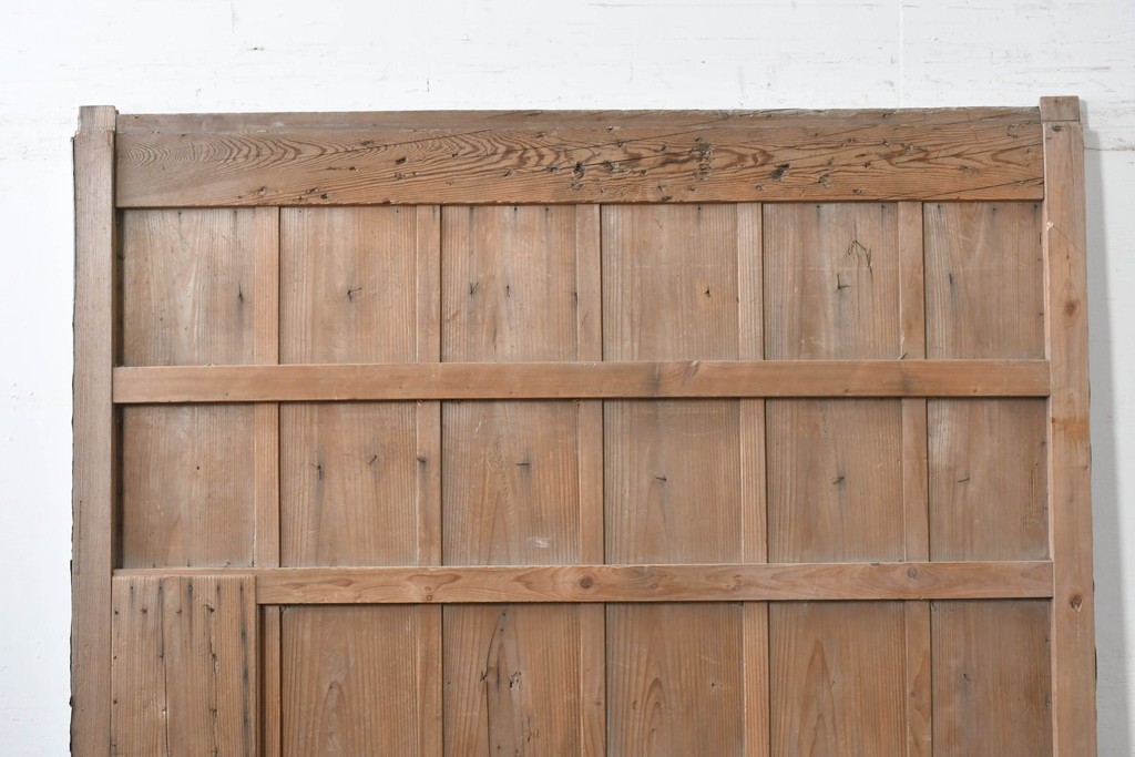 アンティーク建具　昭和初期　ブリキ張りの蔵戸1枚　(R-086685)