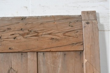 アンティーク建具　昭和初期　ブリキ張りの蔵戸1枚　(R-086685)