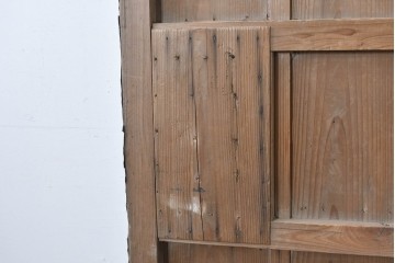 アンティーク建具　昭和初期　ブリキ張りの蔵戸1枚　(R-086685)