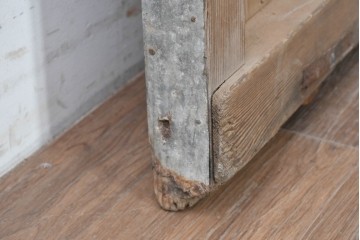 アンティーク建具　昭和初期　ブリキ張りの蔵戸1枚　(R-086685)