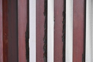 アンティーク建具　明治期から大正期　端正な佇まいの幅広格子戸1枚　(R-086686)